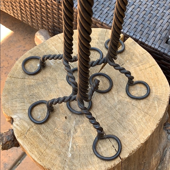 Vintage Copper Candle Stands - Picture 3 of 3